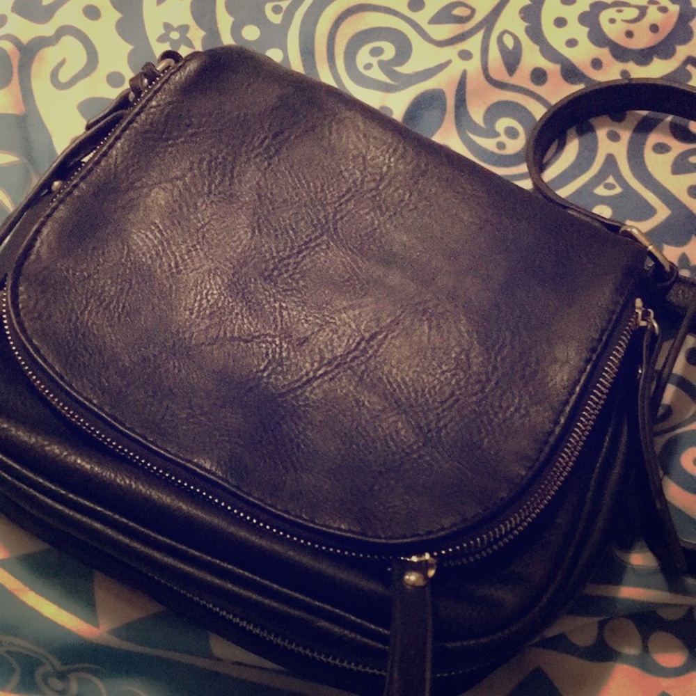 Black crossbody bag
